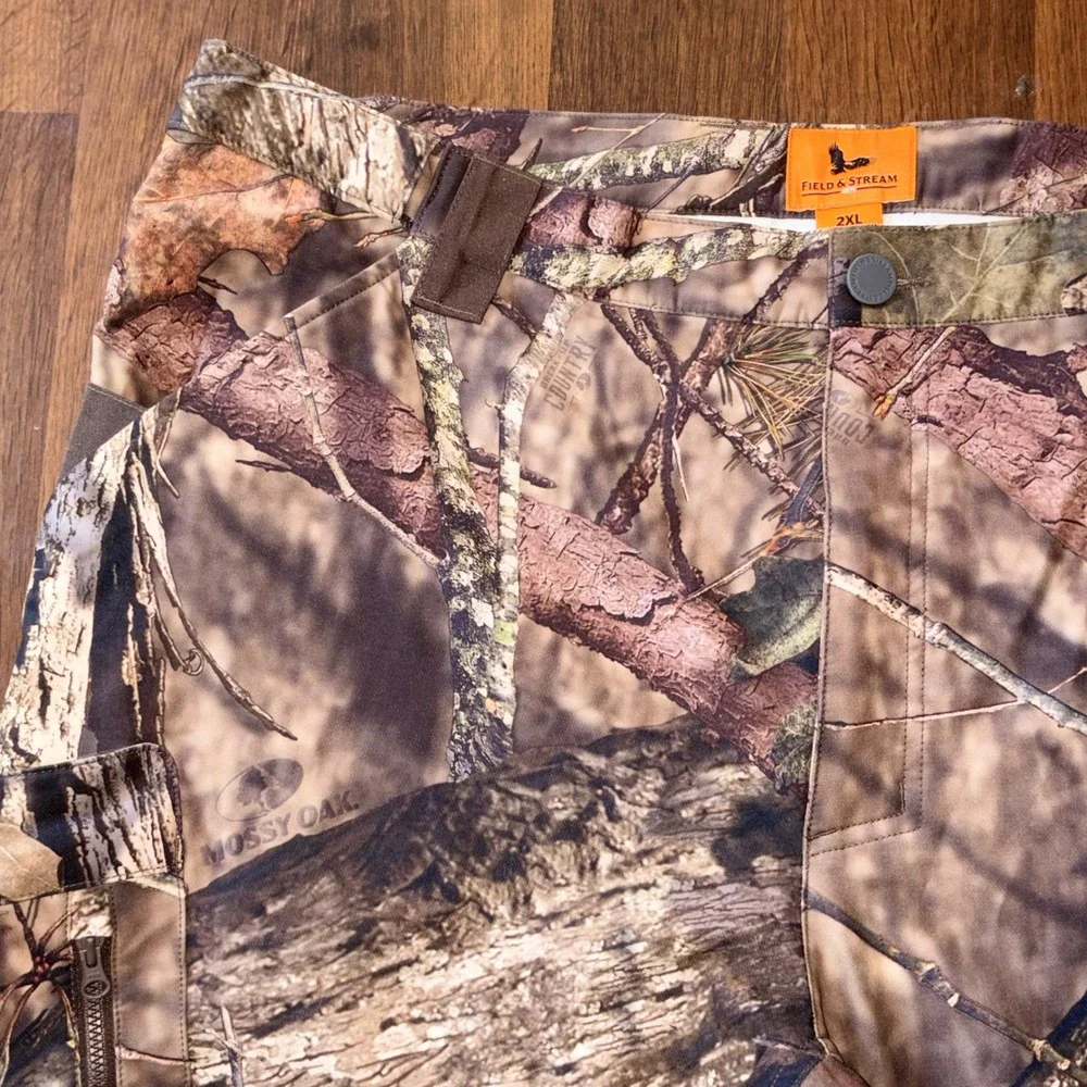 Field & Stream Every Hunt Agility Pant Mossy Oak Camo Mens 2XL HydroRepel NWT